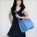 VINTAGE Light and Ocean Blue Messenger Bag Pick Your Poison LUGGAGE