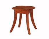 Fluidity solid cherry side table