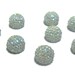 8mm flatback ball cabochon resin rhinestone half bead in Crystal ABx2