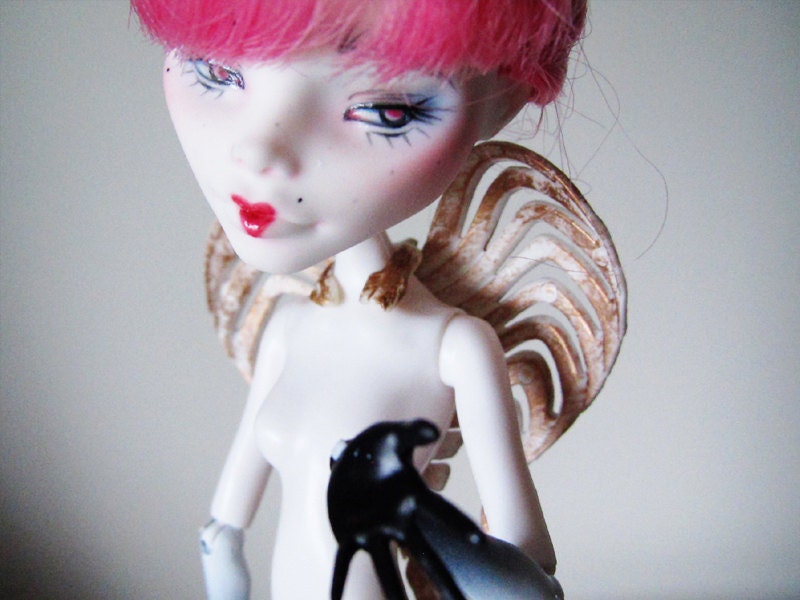 C.A. Cupid Monster High Doll Custom Repaint - Hello Happy Dolls