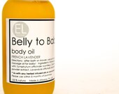 Lavender Infused Body Oil - Belly to Baby Body Oil - VEGAN - 4 oz