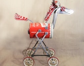 robot pony - YEARLING - assemblage sculpture - Reclaim2Fame