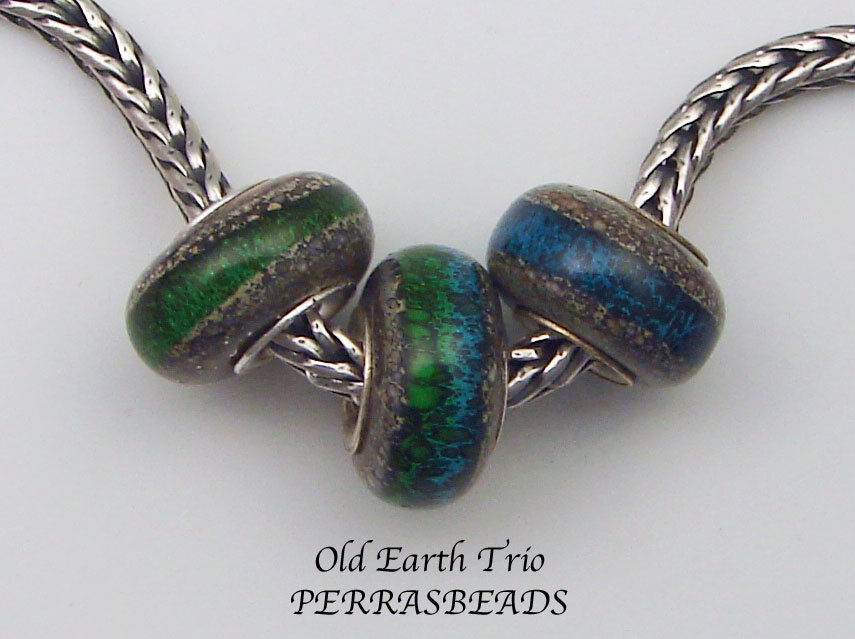 PRIVATE Sale - Elizabeth - (OE) - Aqua/Green - Troll Bead