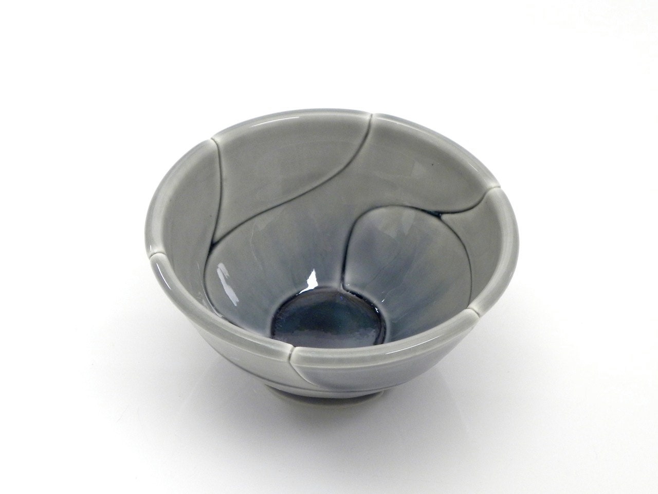 Grey Twist Bowl Mini Condiment Size