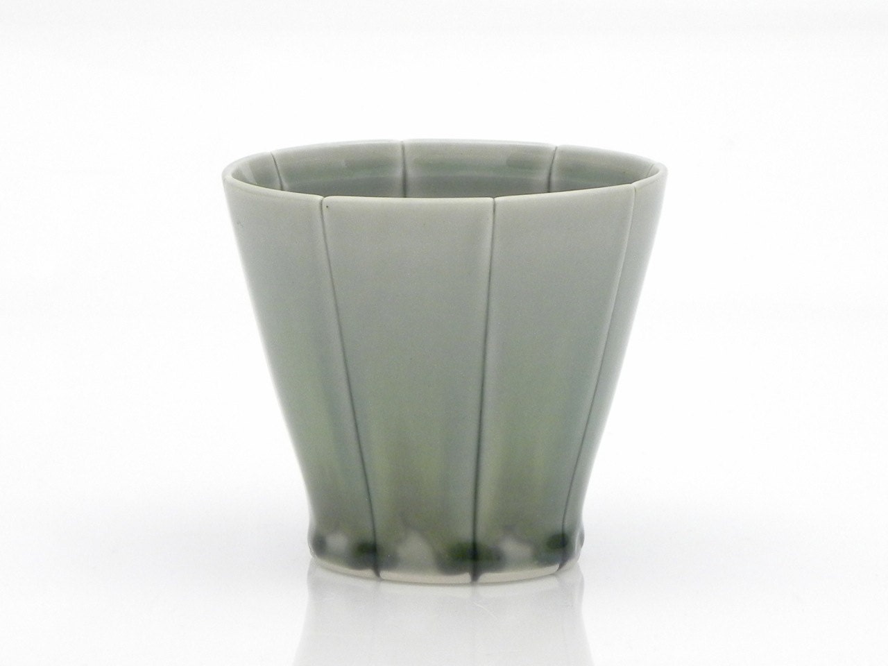 Green Strip Cocktail Glass