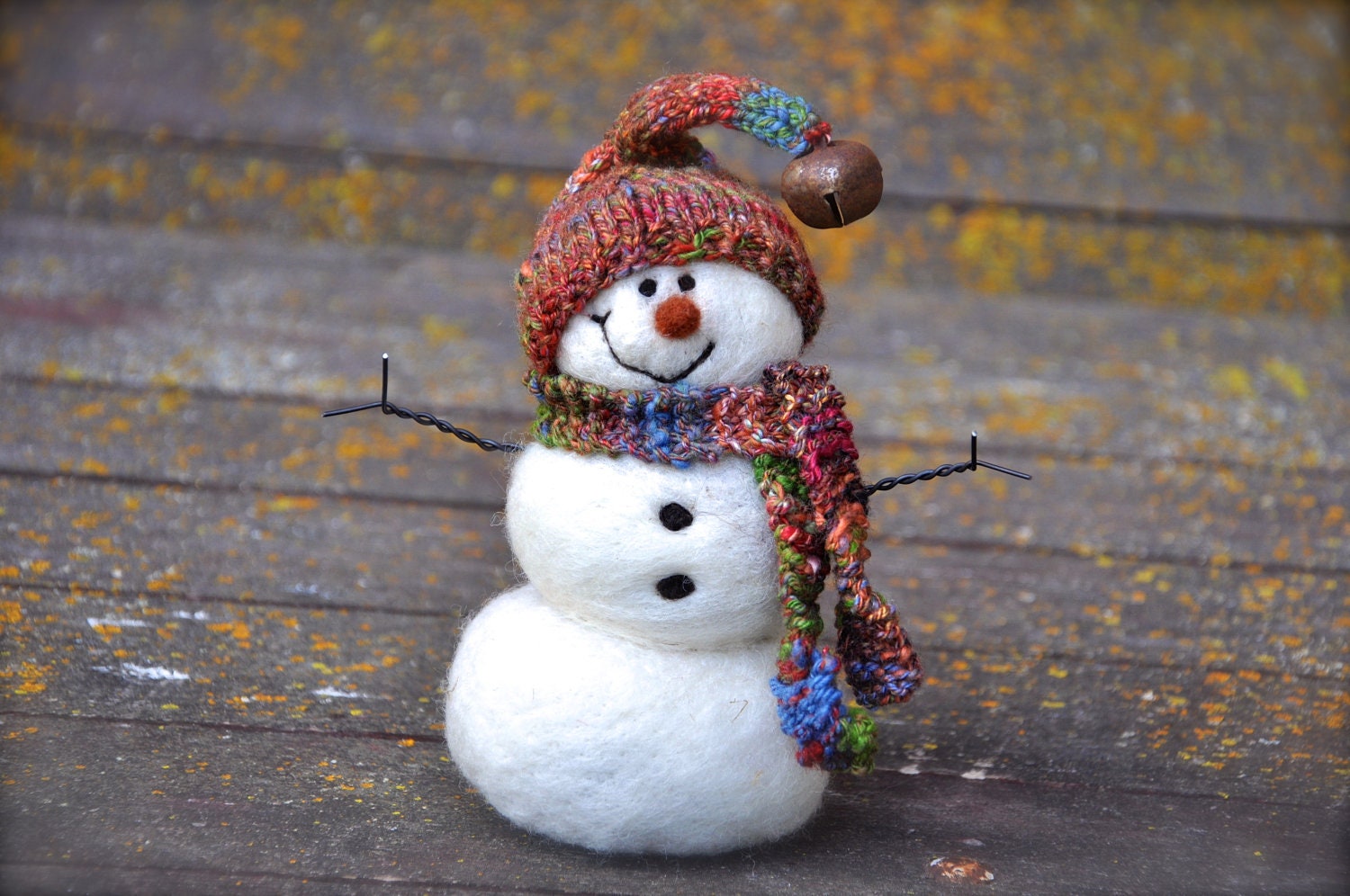 Snowman, Needle Felted Snowmen 92