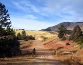 Country Road Photo -Western Art -Home on the Range -Ranch Decor -Colorado Landscape Photography -11x14 Colorado Fine Art Photograph