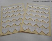 48 pieces Paper Photo Corner, White Color, 10 mm x 10 mm (00899)
