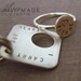 intertwine. SQUARE sterling silver ring and keychain
