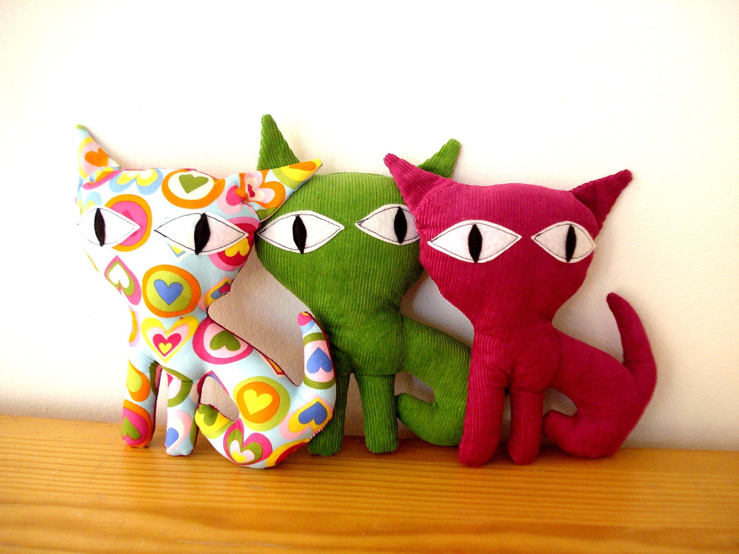 Kitty Colored Corduroy Fucshia