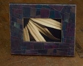 Art Photo Handmade Stained Glass Mosaic Paper 4 x 6 Frame