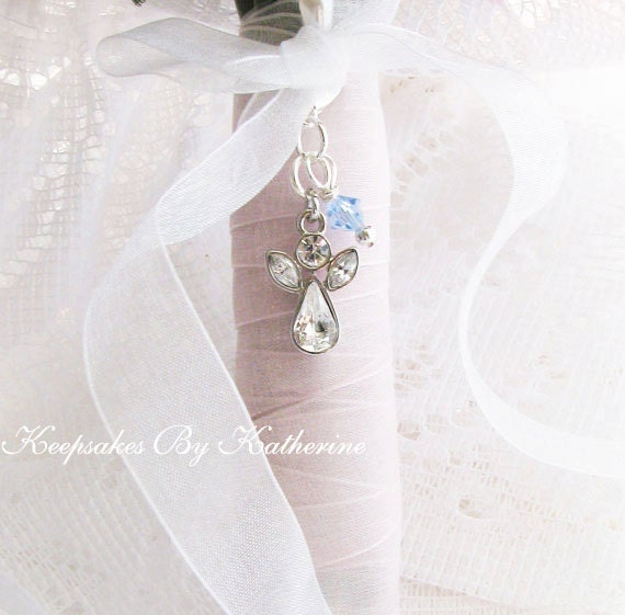 Guardian Angel Bridal Bouquet Charm