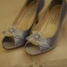 SALE SIZE 7.5 Marie Antoinette Blue Tea Party Shoes