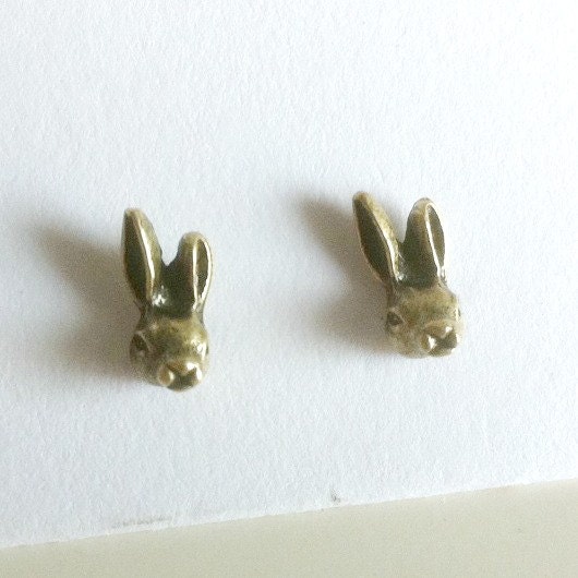 Tiny Bunny Rabbit Earrings