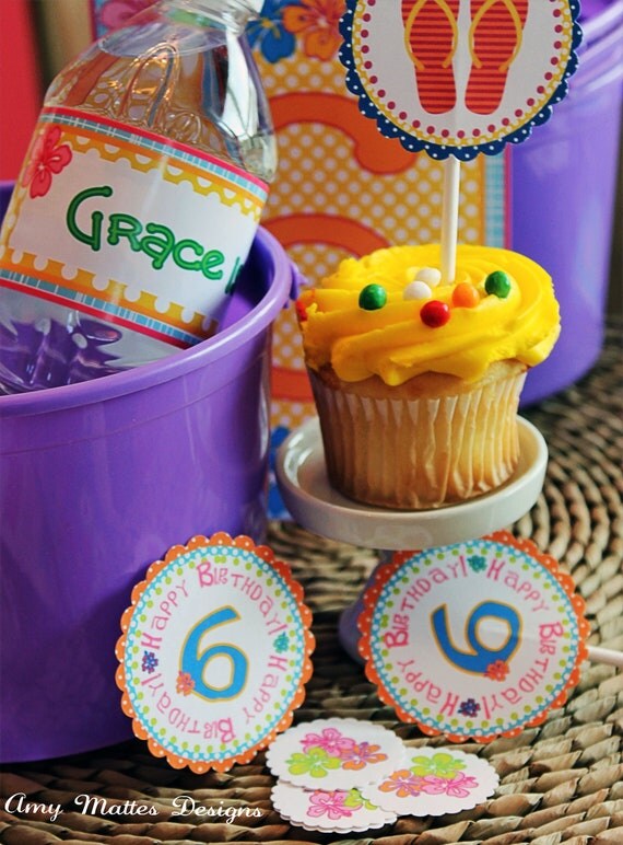 Luau Printable Party Package PDF Il_570xn