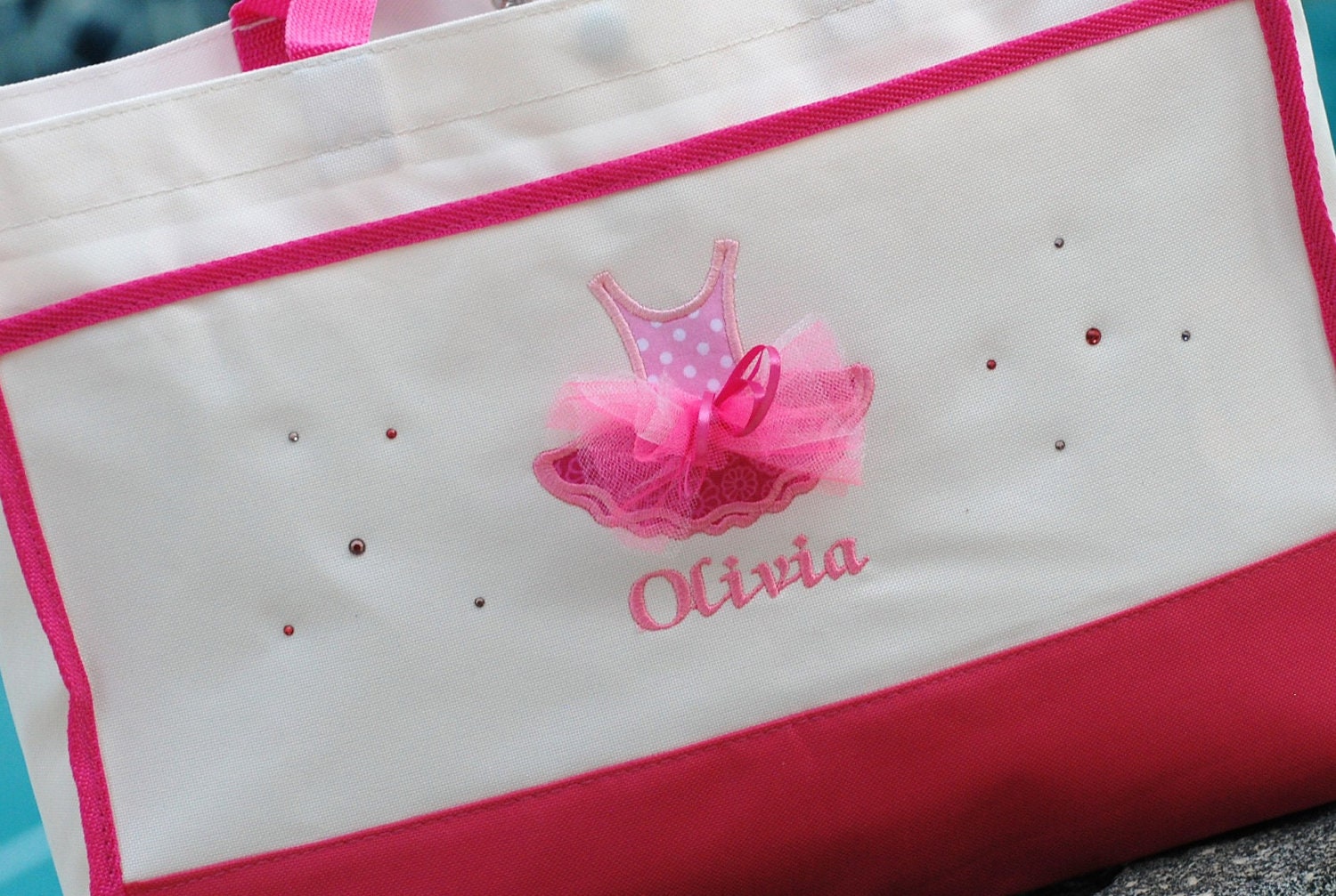 personalized dance bags