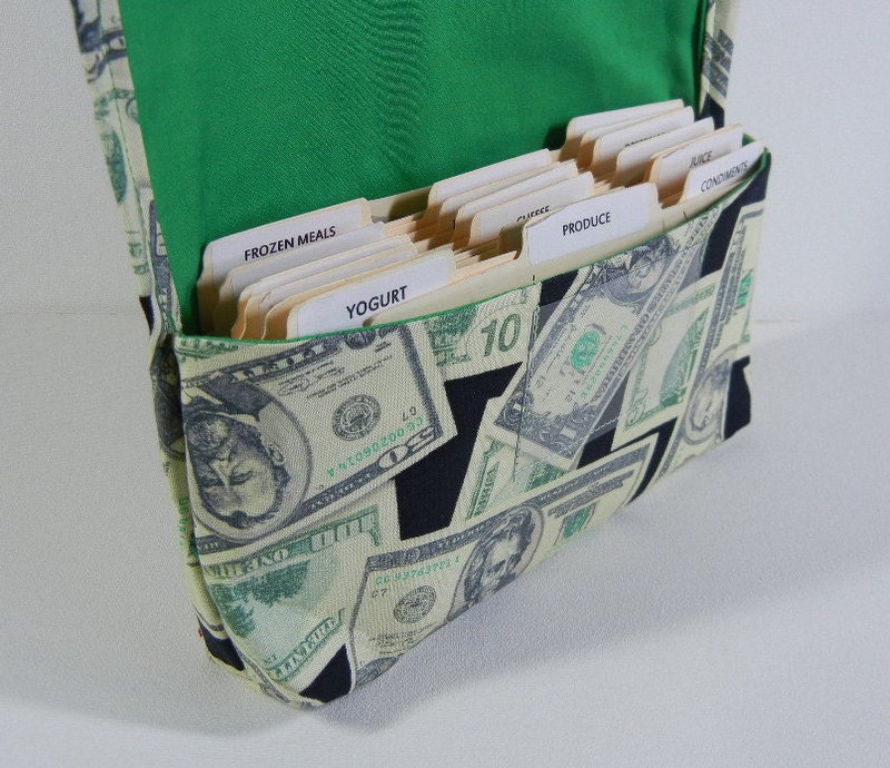 Coupon Organizer Holder Purse Organizer Saving Money Fabric