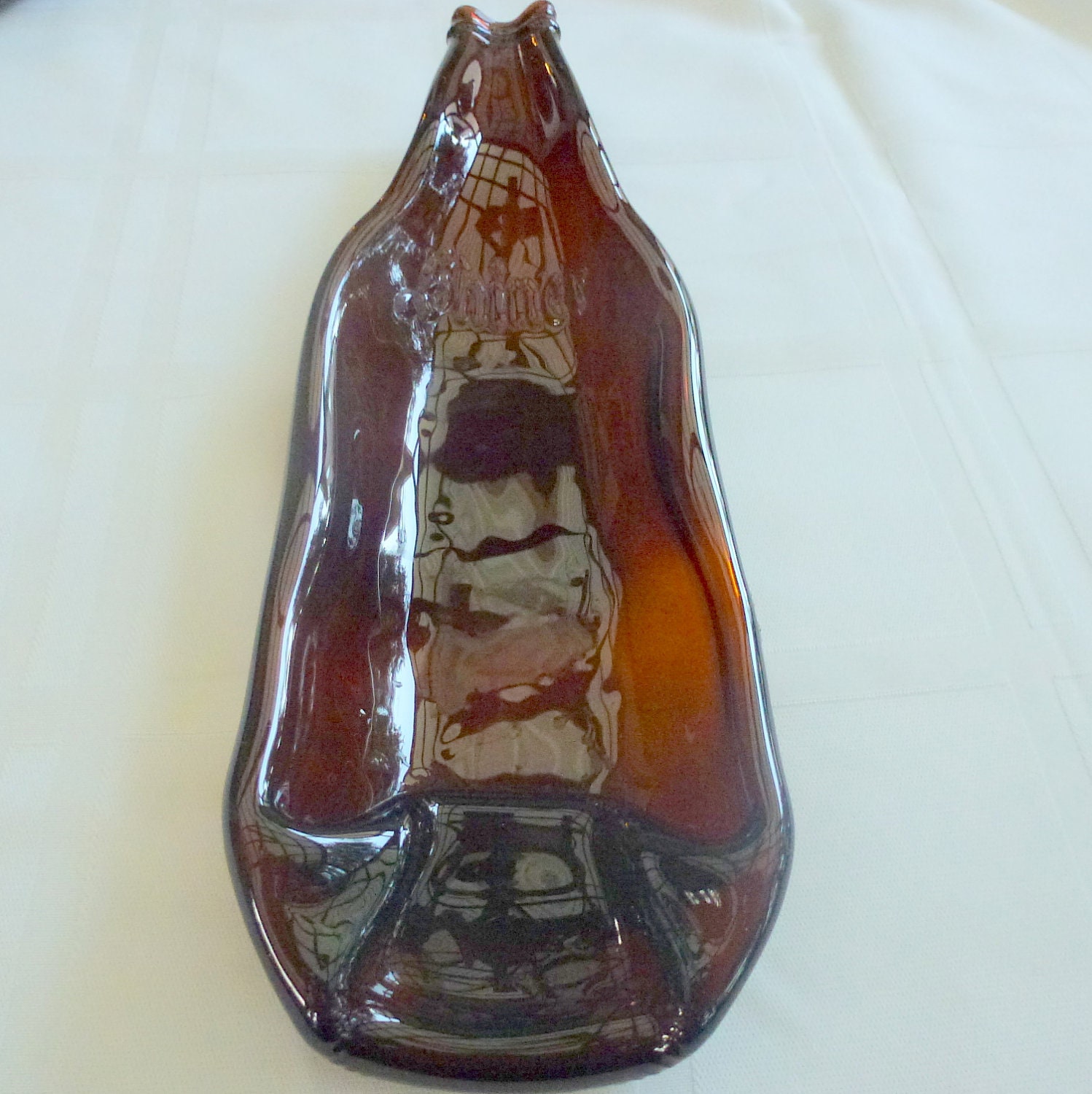 Upcycled Shiner Bock 24 oz bottle // recycled bottle