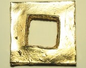 Textured Abstract Gerard Yosca Square Brooch