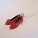 Ruby Red Slippers - Wizard of Oz Necklace - Dorthy's Red Shoes