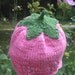 Flower Fairy Hat Baby 0 to 6 months Handknit in Maine Unique