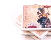 Fit for a Queen Tile Coasters - Set of 4 Coasters (SALE)