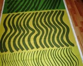Marimekko "Silkkikuikka" Green Cotton Fabric - 1/2 yard (multiple available)