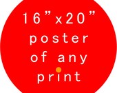 16" x 20" poster