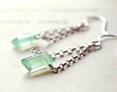 Leading Lady Earrings. Chalcedony and Silver