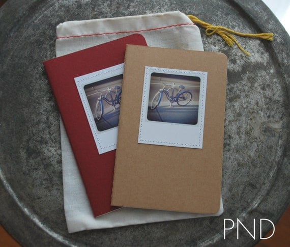 PND Vintage Schwinn Bicycle Photograph Stitched Moleskine Notebook