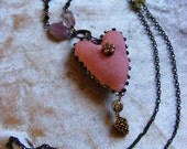 Enchanted - textile necklace
