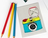 Diana CMYK camera Postcard