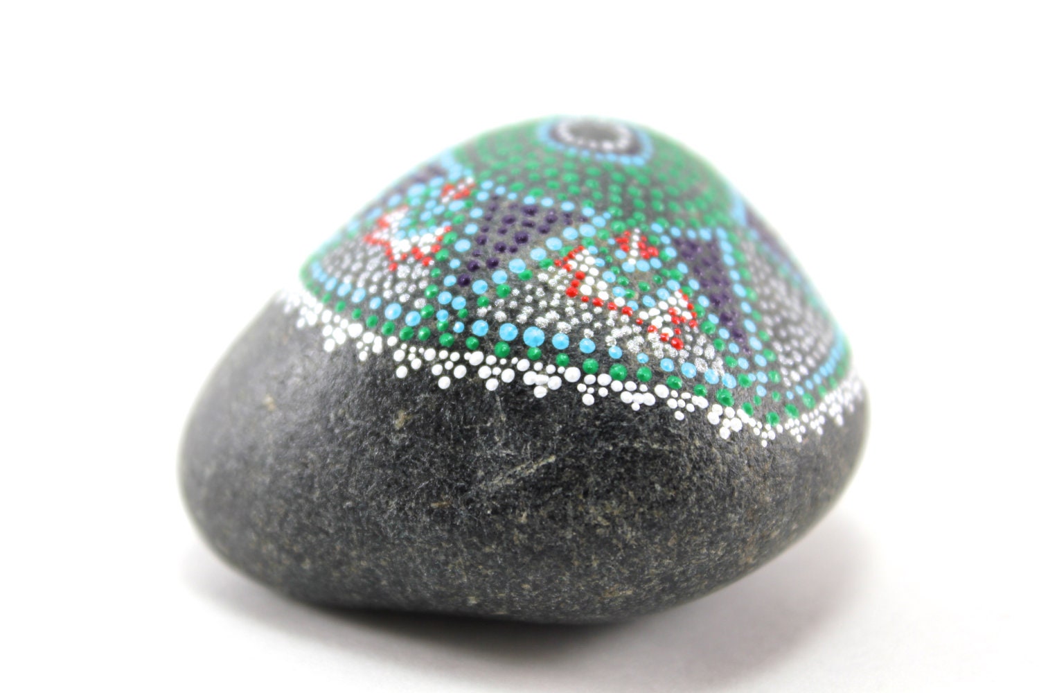 Life on Mars / Alaska Series / Painted Stones by Amy Komar