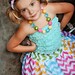 M2M Palm Tree Princess Chevron Skirt Chunky Necklace for Girls