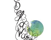 Calligraphic State. Delaware. 8 1/2 x 11 Print