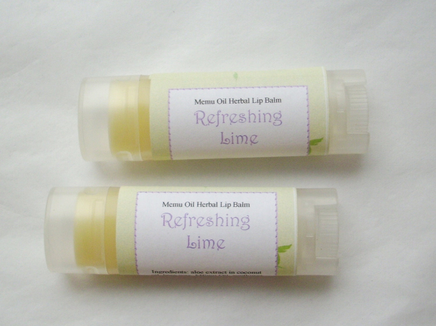 Lime Herbal Lip Balm with MEmu Oil
