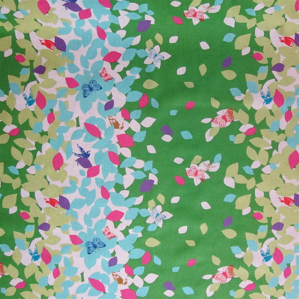 Echino decorator print - 1 yard of green In The Wind