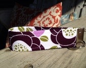 Keyfob- Wristlet- Bloom Purple