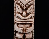Ku Tiki Pendant Necklace by Mieko Hawaii Polynesian South Seas Idol - Brown