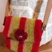 Hand Knit Wool Felted Purse for Women and Girls