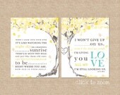 Wedding Song Lyrics Print - A Personalized Keepsake, great gift / wedding / anniversary gifts, Giclée Art Print, Set, 11x14