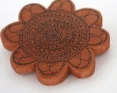 LIMITED EDITION - Illustrated Doily Wood Brooch