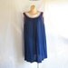 Vintage Nightgown Beach Cover Up Lingerie Boat Neck Crew Neck Red White Navy Blue Nautical