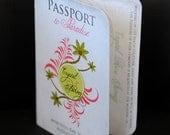 DEPOSIT Distressed Palm Tree Passport Invitations