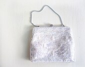 Vintage Sequin Bag / 1960s Purse / Beaded Bag / 60s Purse