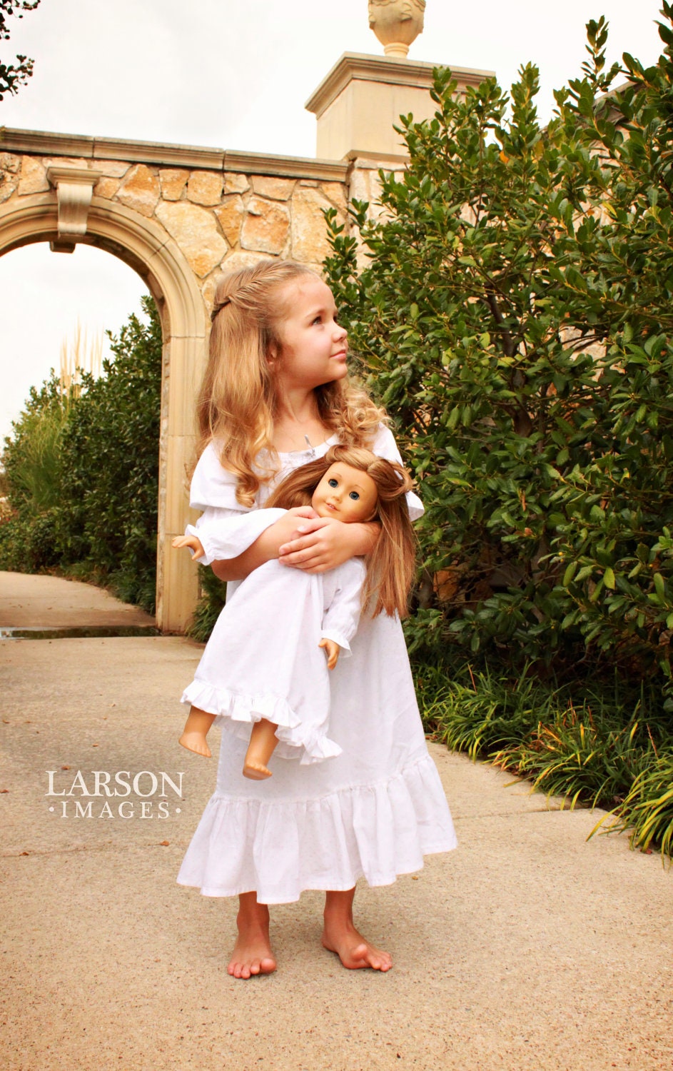 Matching Custom 18" Doll Nightgowns