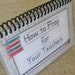 How to Pray for Your Teachers, Spiral-Bound, Laminated Prayer Cards