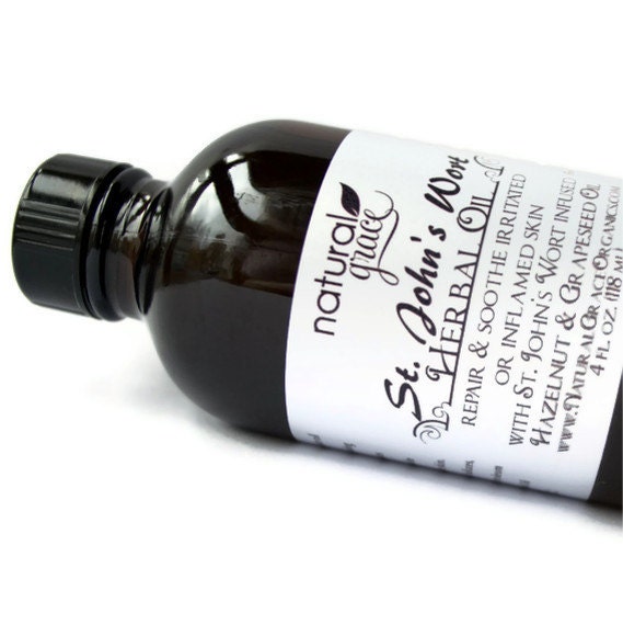 St. John's Wort Herbal Oil 4 fl. oz. - Body or Massage Oil