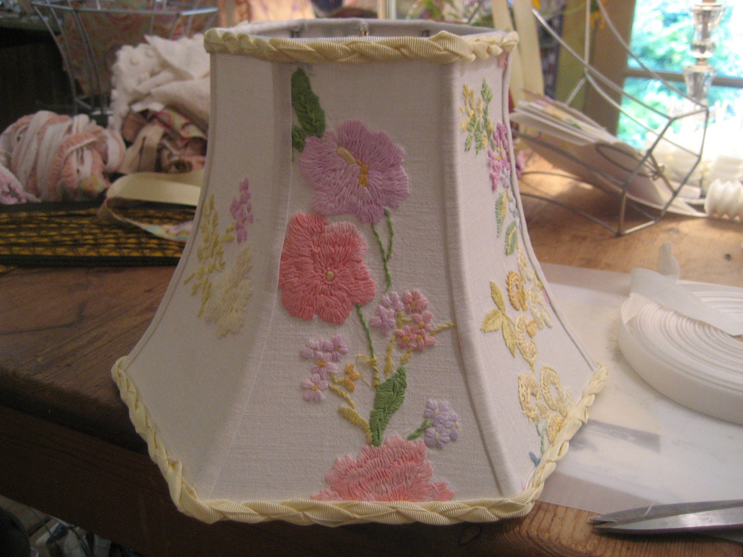 Lampshade Lady's Loves Embroidery Shades