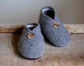 Toddler Shoes, Wool Baby Slippers, Eco Friendly, size 0-12, 6-18 months, It's Winter Here